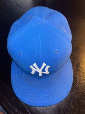 New Era Royal Blue New York Yankees Cap with White Logo
